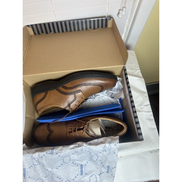 Dr. Comfort Mens Size 13M Chestnut Brown Diabetic Ortho Wingtip Shoes NEW - Picture 4 of 5